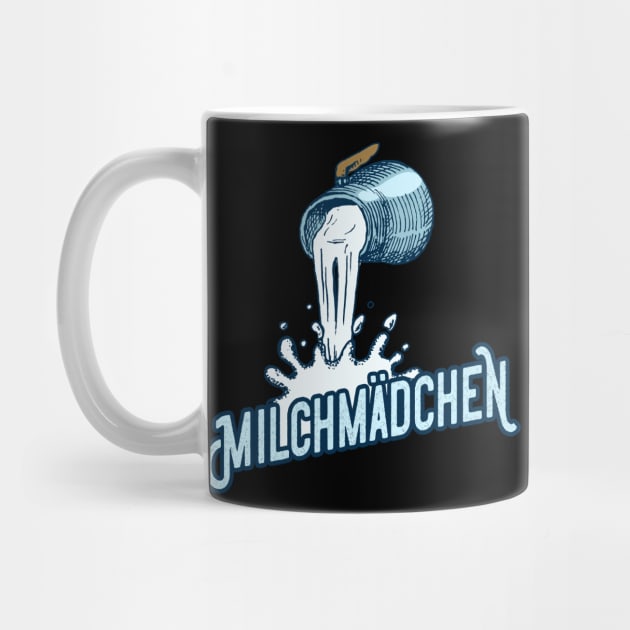 Milchmädchen Milchkanne Landwirtin by Foxxy Merch